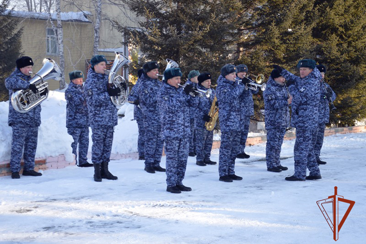 Новобранцы Росгвардии присягнули на верность Родине