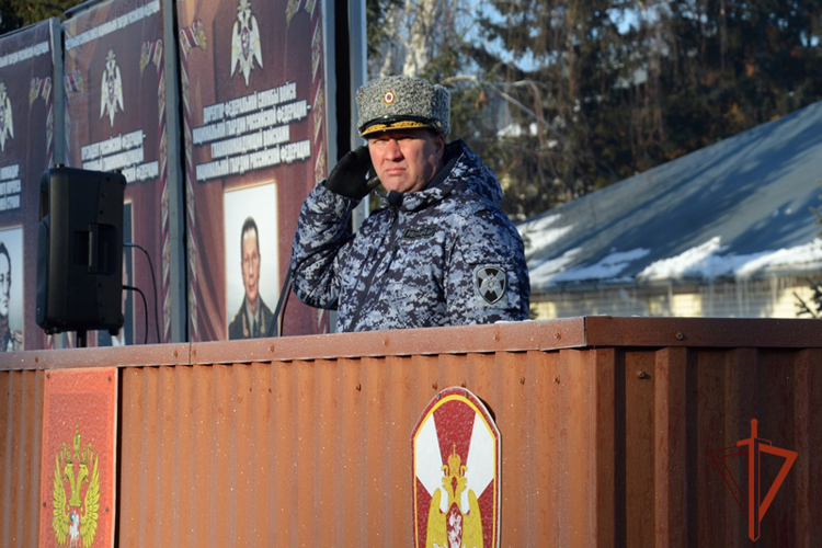 Новобранцы Росгвардии присягнули на верность Родине
