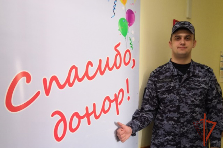 Управлением Росгвардии по Алтайскому краю организовано мероприятие, посвященное Дню донора