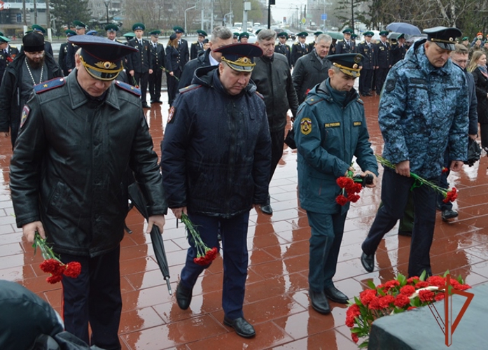 Начальник территориального управления Росгвардии принял участие в торжественном митинге в честь прибытия в наш регион кубка «Эстафеты Победы»