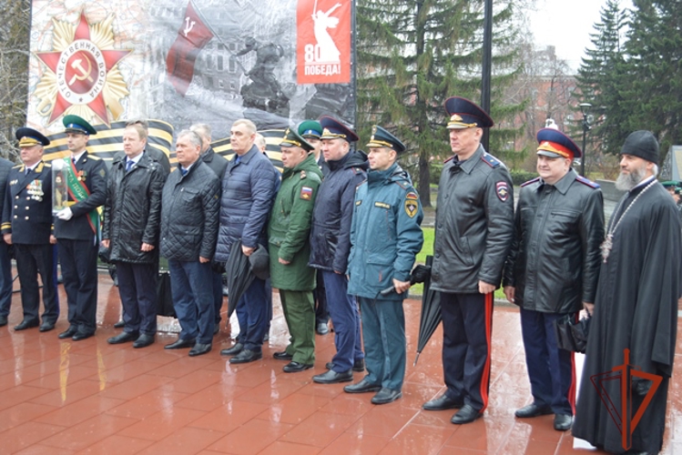 Начальник территориального управления Росгвардии принял участие в торжественном митинге в честь прибытия в наш регион кубка «Эстафеты Победы»