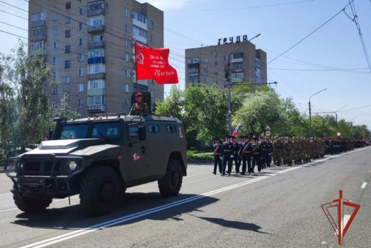 Росгвардия Алтайского края приняла участие в торжественных мероприятиях, посвященных 80-летию Победы