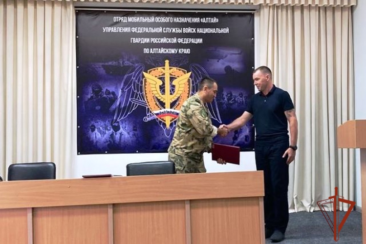 ОМОН "Алтай" Управления Росгвардии по Алтайскому краю празднует День образования отряда