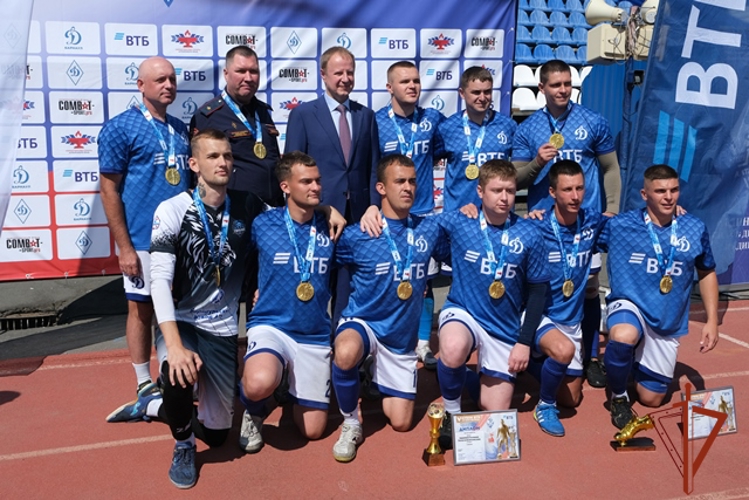 Алтайские росгвардейцы на пьедестале Кубка по мини-футболу