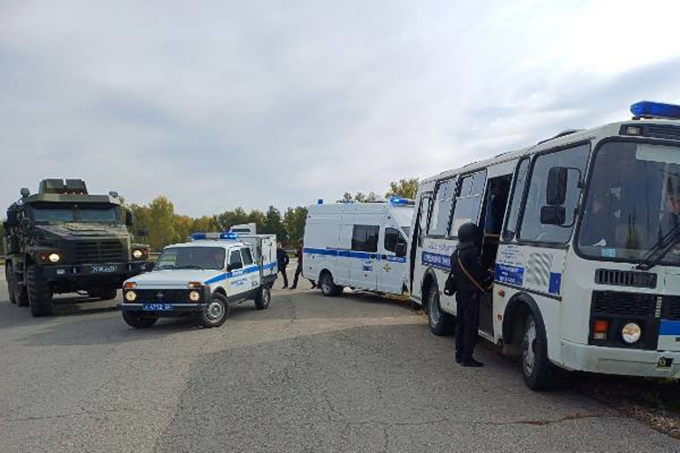 С участием Росгвардии в регионе прошло антитеррористическое учение «Молния» 