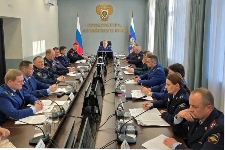 Росгвардия Алтайского края приняла участие в координационном совещании правоохранительных органов 