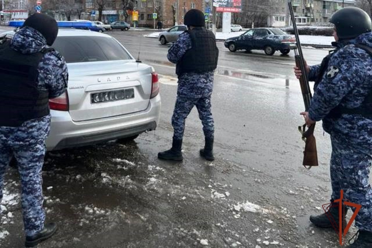 Алтайская Росгвардия приняла участие в антитеррористических учениях