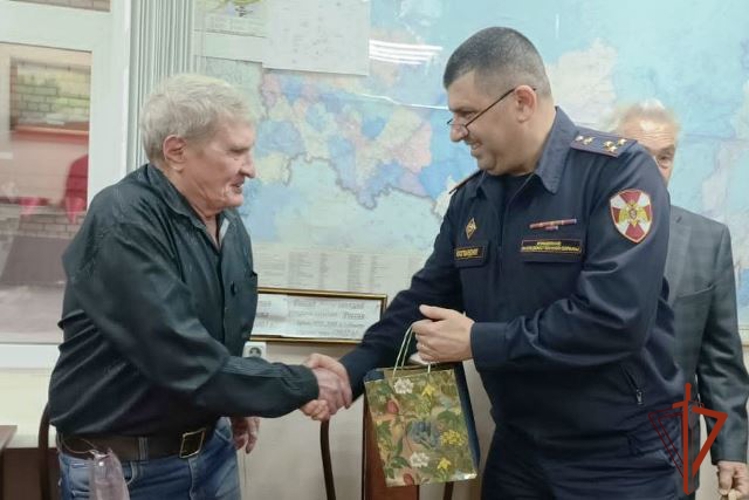 В Управлении Росгвардии по Алтайскому краю завершился месячник Пожилого человека