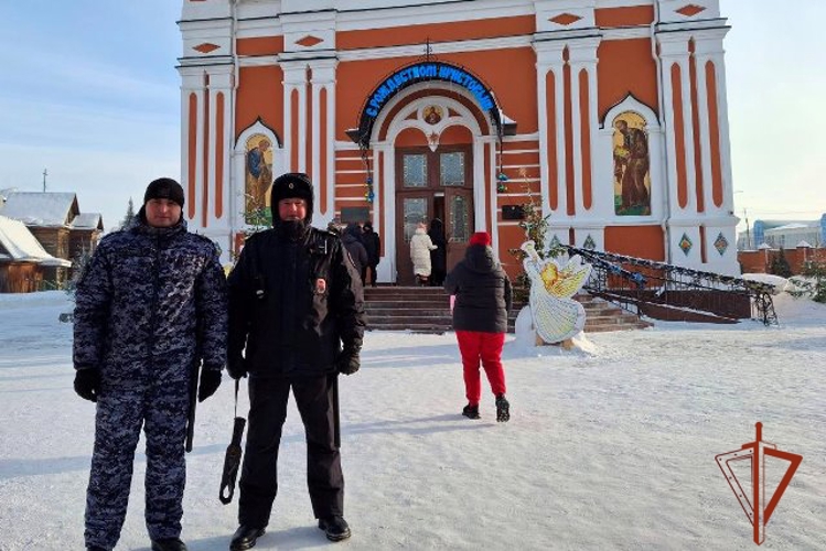 Росгвардия обеспечила безопасность проведения мероприятий, посвященных Крещению Господня в регионе