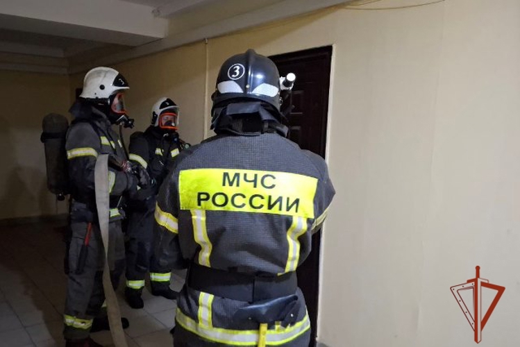 Росгвардия и МЧС провели масштабные учения по тушению пожара в высотке