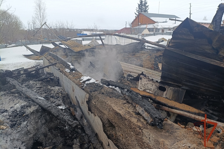 Алтайские росгвардейцы оказали помощь в тушении пожара