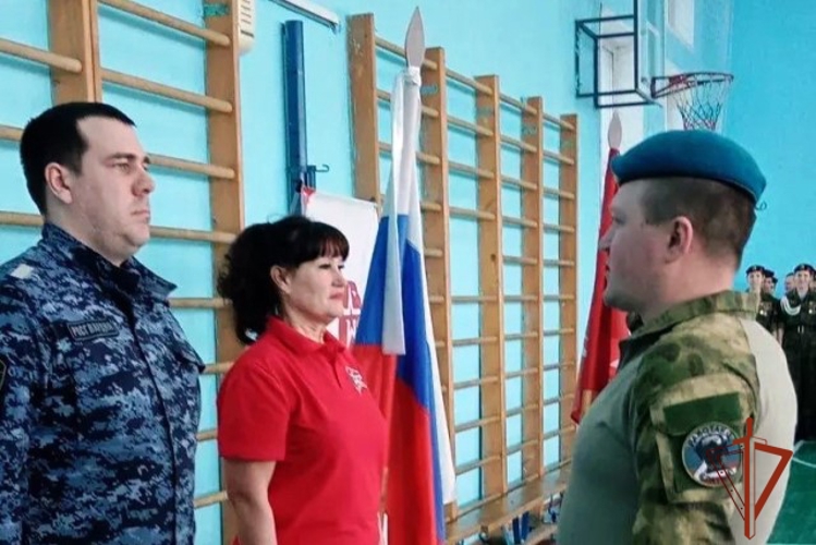 Представитель алтайской Росгвардии принял участие в судействе районного военно-патриотического конкурса