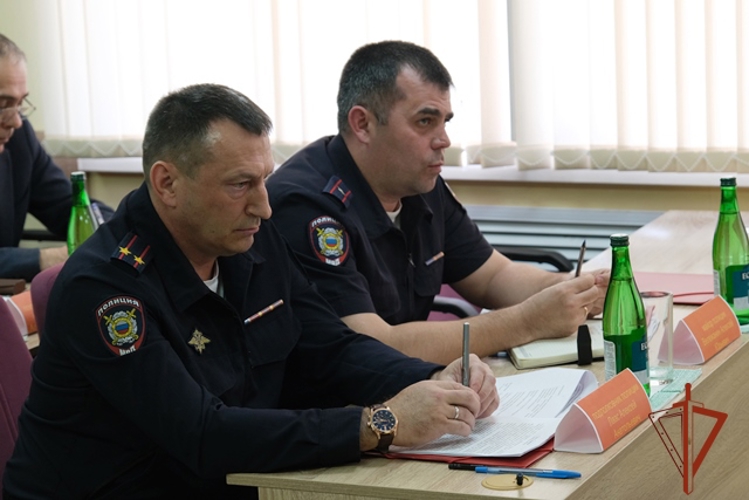 В Алтайской Росгвардии прошло плановое заседание Оперативного штаба