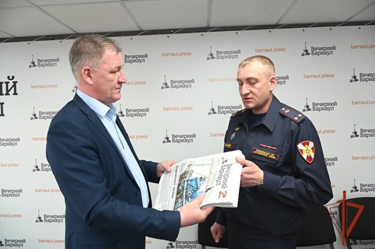 Росгвардия Алтайского края и региональные СМИ объединились для поддержки бойцов СВО