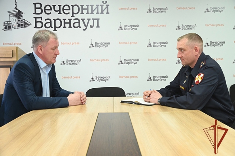 Росгвардия Алтайского края и региональные СМИ объединились для поддержки бойцов СВО