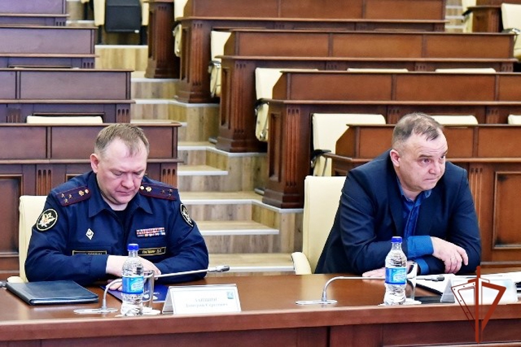 Офицер алтайской Росгвардии принял участие в заседании Совета общественной безопасности