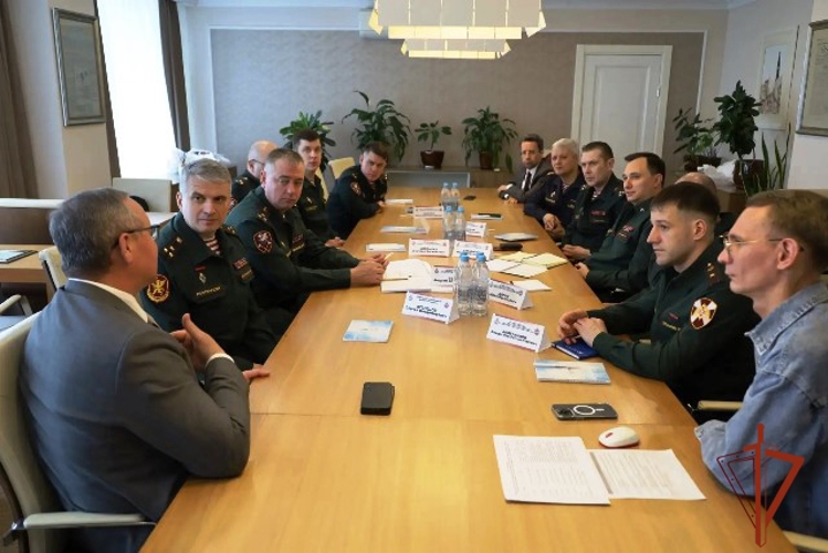 Пресс-служба Управления Росгвардии по Алтайскому краю приняла участие в УМС